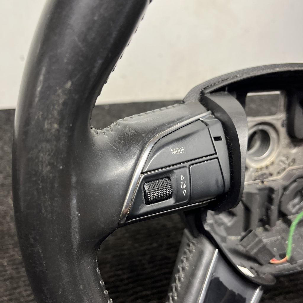 ☑️ 07-11 AUDI 4L Q7 STEERING WHEEL 4 FOUR SPOKE LEATHER OEM