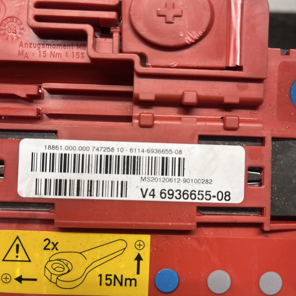☑️ 06-13 OEM BMW E92 E93 Battery Power Lead Junction Distribution Fuse Box