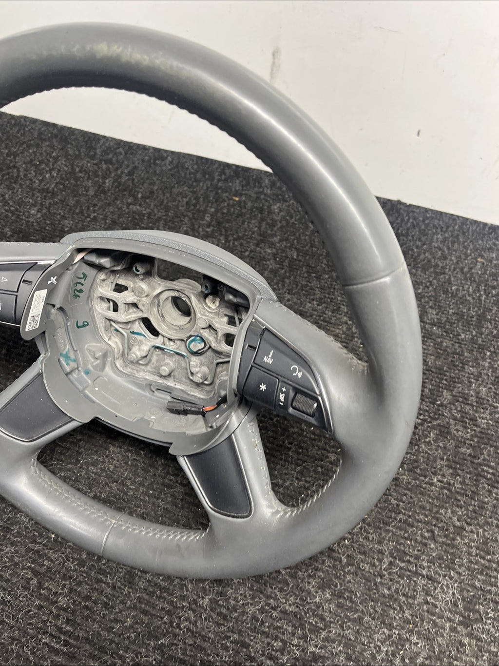 ☑️ 2013-2017 AUDI A4 S4 AllRoad Q5 SQ5 Q7 STEERING WHEEL 4 SPOKE 4L0419091AC OEM