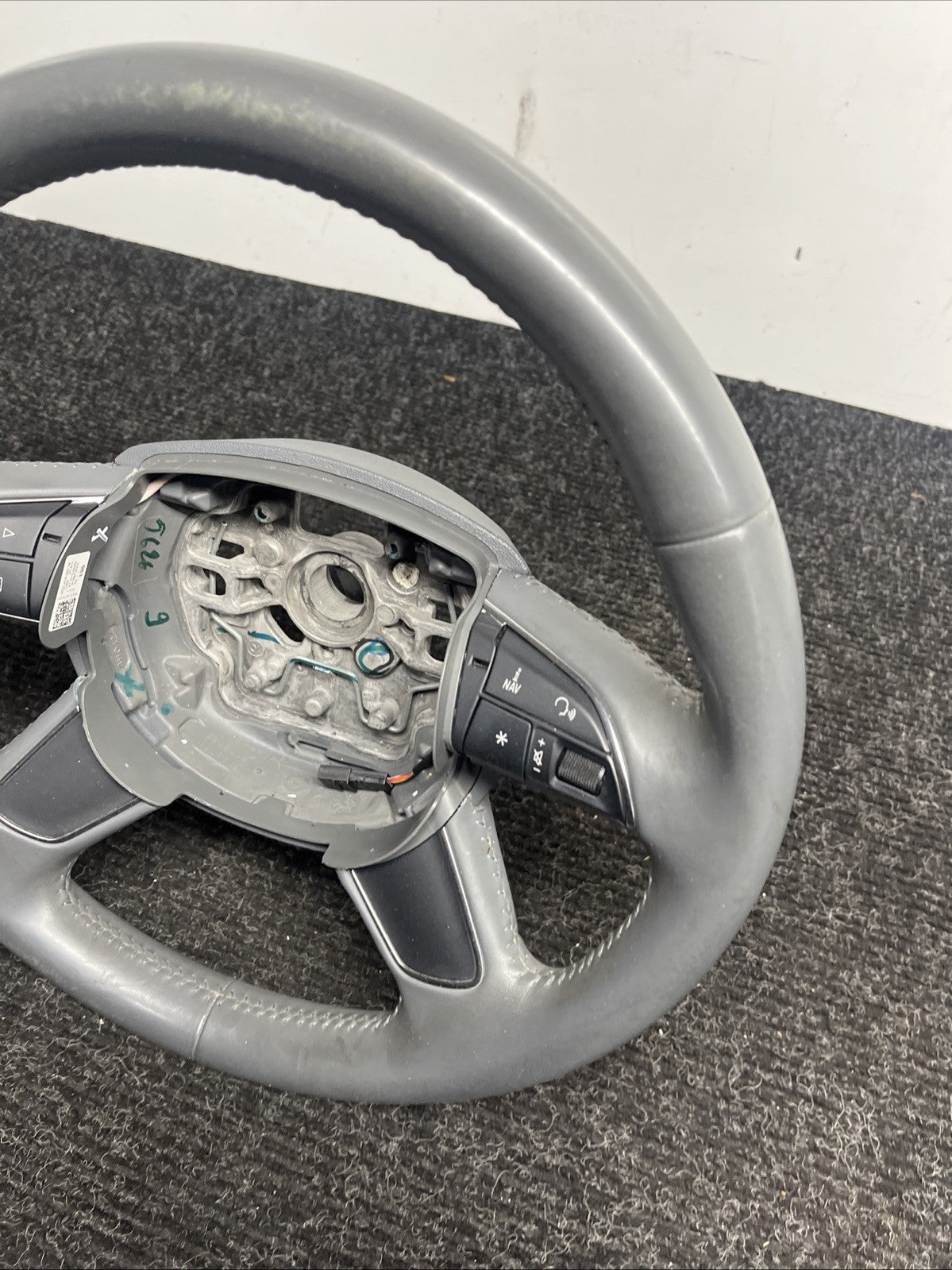 ☑️ 2013-2017 AUDI A4 S4 AllRoad Q5 SQ5 Q7 STEERING WHEEL 4 SPOKE 4L0419091AC OEM