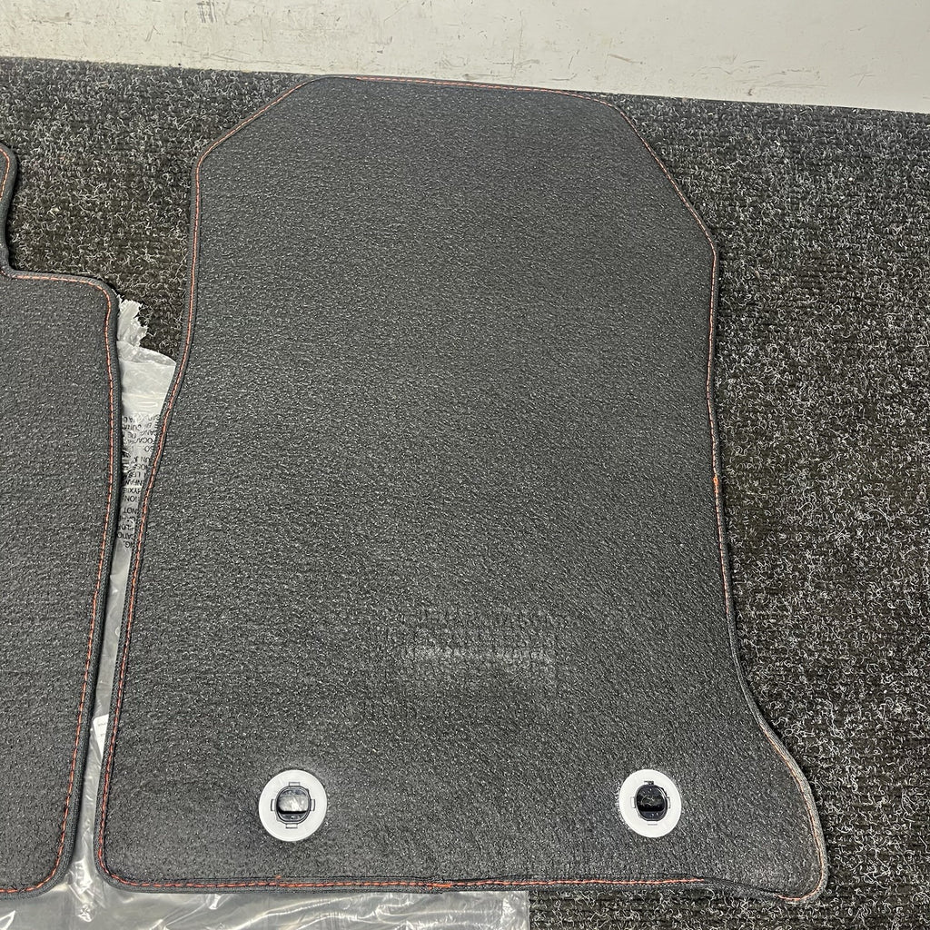 ☑️ 2022-2025 Subaru BRZ OEM Black Carpeted Floor Mats Red Stitching Brand New