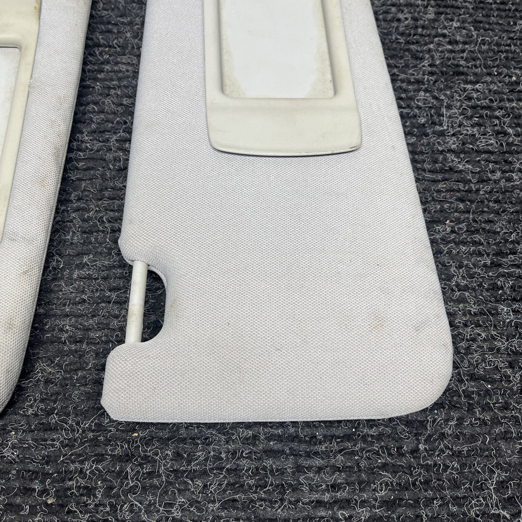 ☑️ 2006-2011 BMW E90 Sun Visor Shade Set Visors Left Right Pair Gray OEM