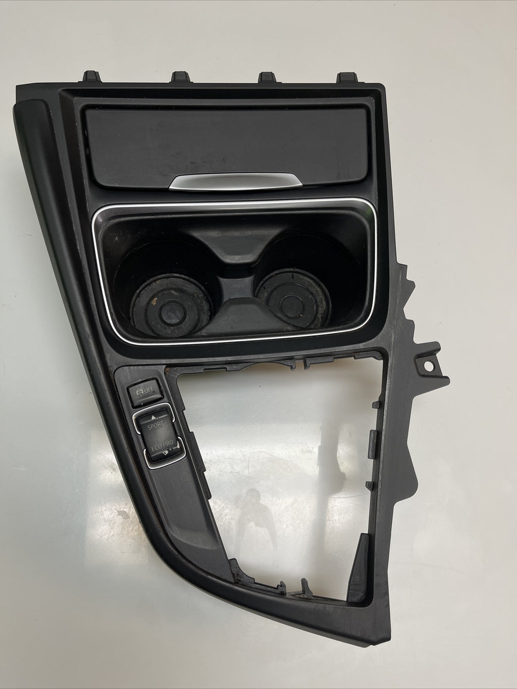 BMW 2012-2020 F30 F32 F36 LCI CENTER CONSOLE CUP HOLDER PANEL OEM