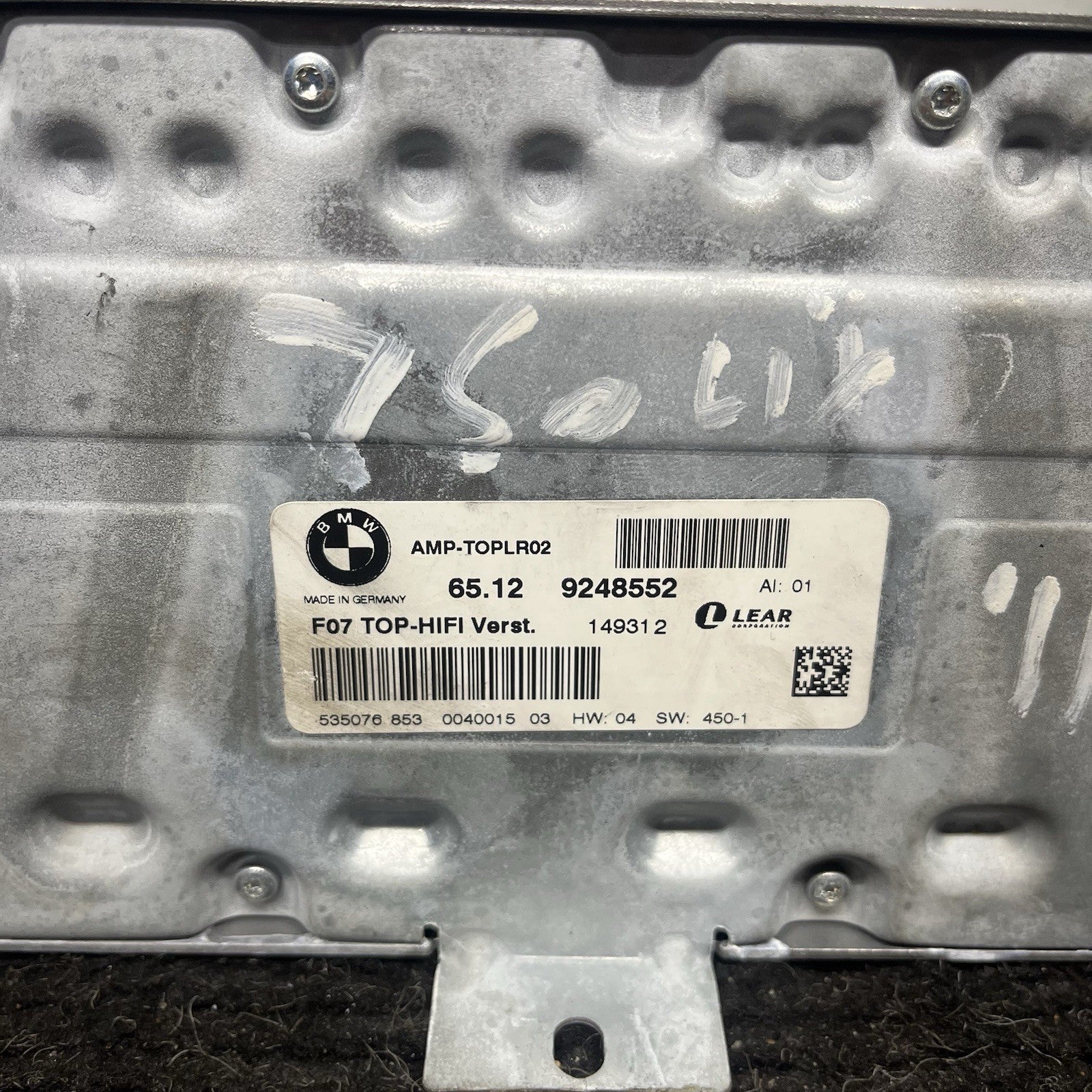 ☑️ 09-17 BMW F01 F02 E70 750i X5 550i 740i Amplifier HiFi Radio Audio Amp OEM