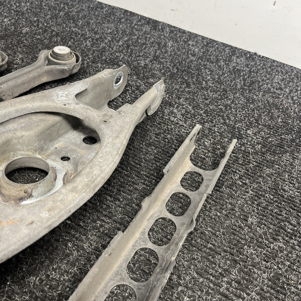 ☑️ OEM BMW E82 E90 E92 Rear Left Lower Upper Suspension Control Arm Wishbone SET