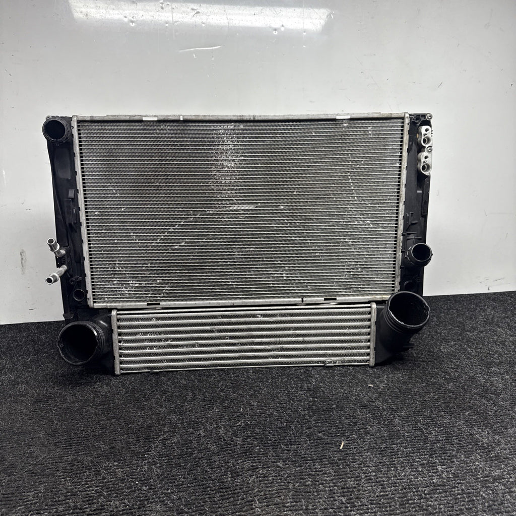 ☑️ 07-13 BMW E82 E90 E92 E93 N54 N55 Radiator Condenser Intercooler Complete 72k