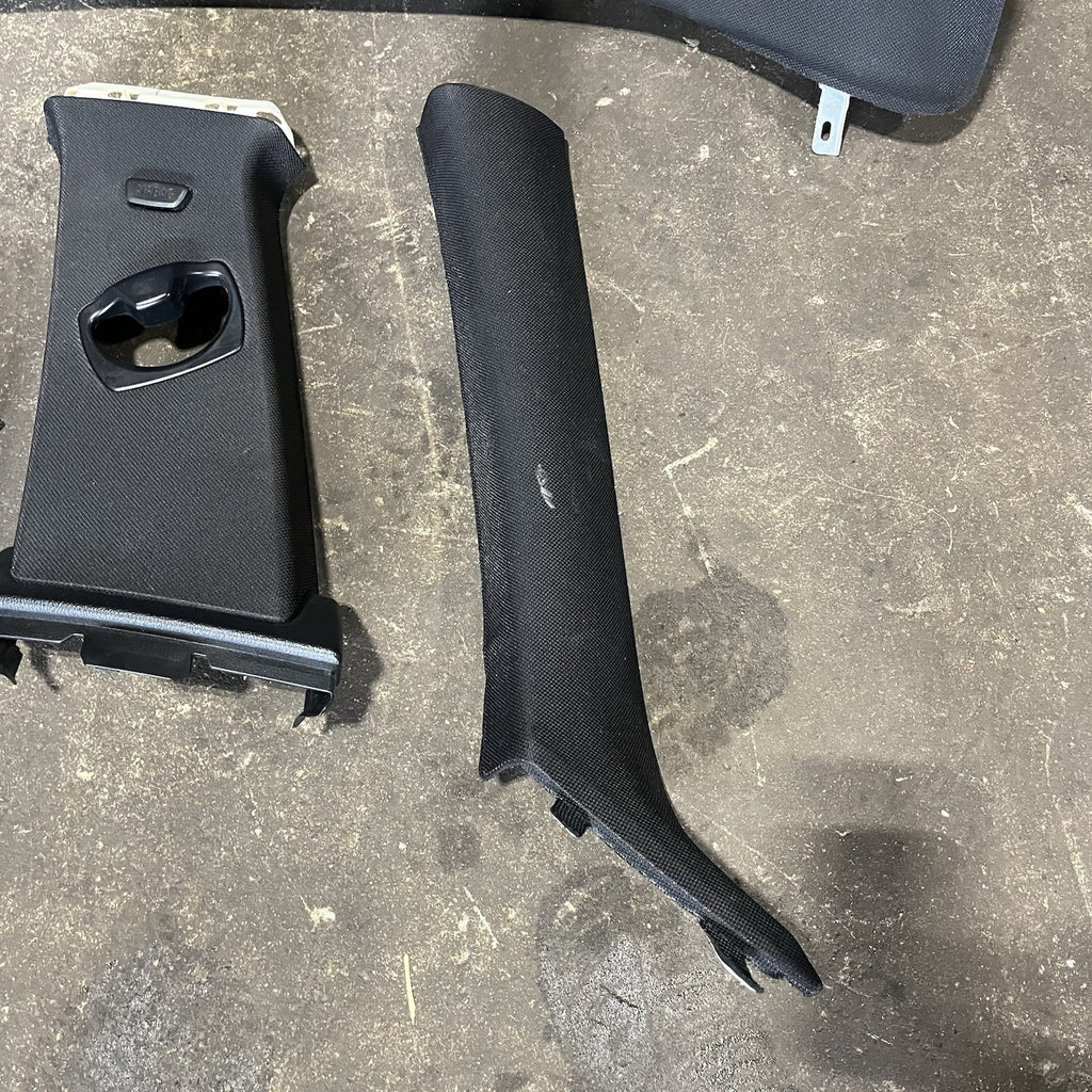 ☑️ 15-20 OEM BMW F36 Gran Coupe Black Headliner Pillars Visors SET Anthracite