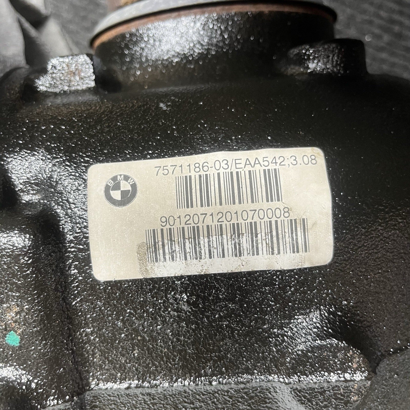 ☑️07-13 BMW E82 E88 E90 E92 135 335 Rear Axle Manual Differential 3.08 Ratio OEM