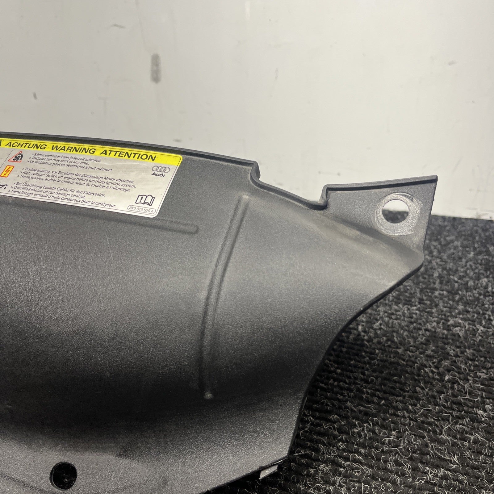 ☑️ 2007-2015 AUDI Q7 ENGINE COMPARTMENT RADIATOR TOP TRIM COVER SIGHT SHIELD OEM