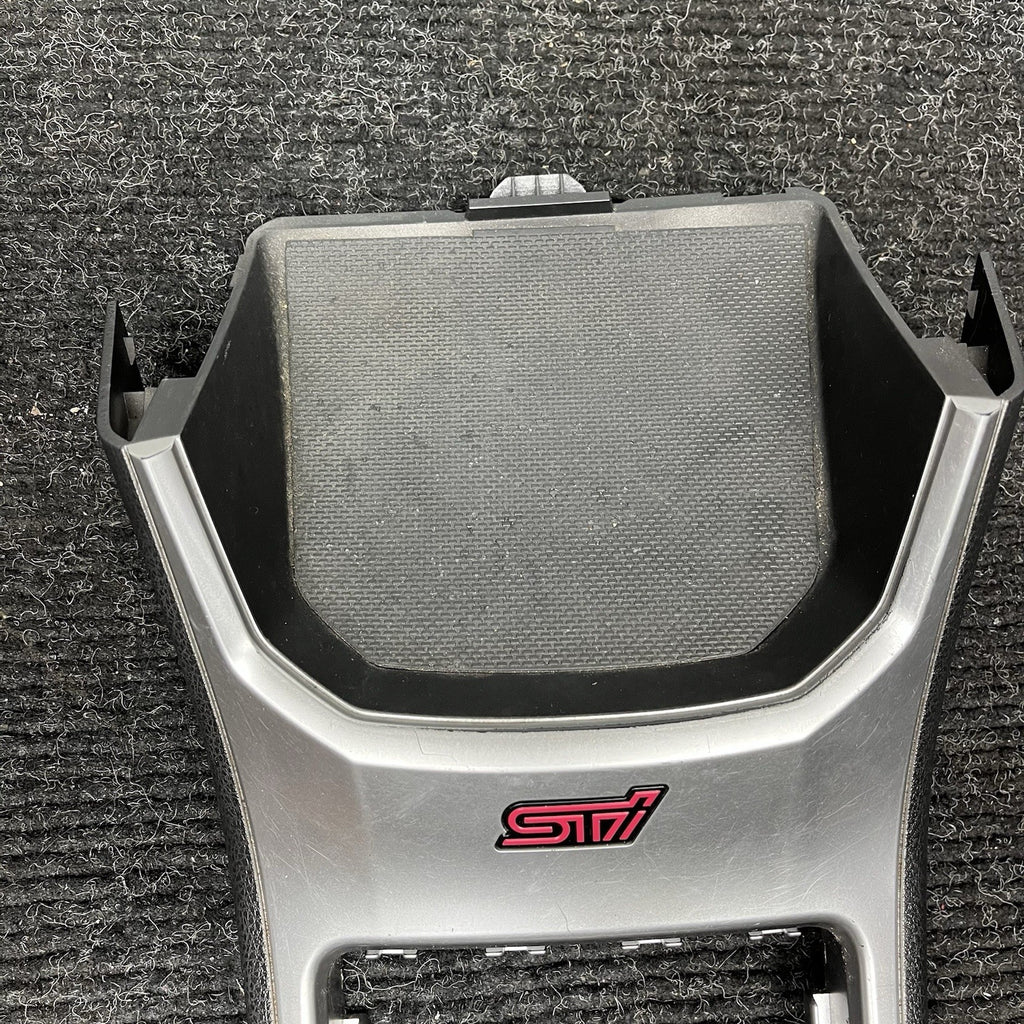 ☑️ 2008-2014 Subaru Impreza WRX STI Shifter Boot Trim Console Surround OEM 08-14