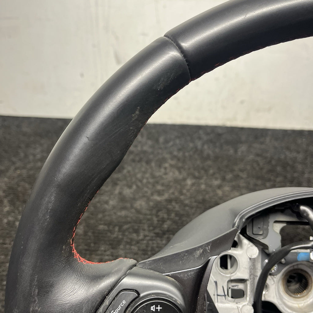 ☑️ 22-24 SUBARU BRZ STEERING WHEEL LEATHER BLACK OEM MANUAL GS131-16410