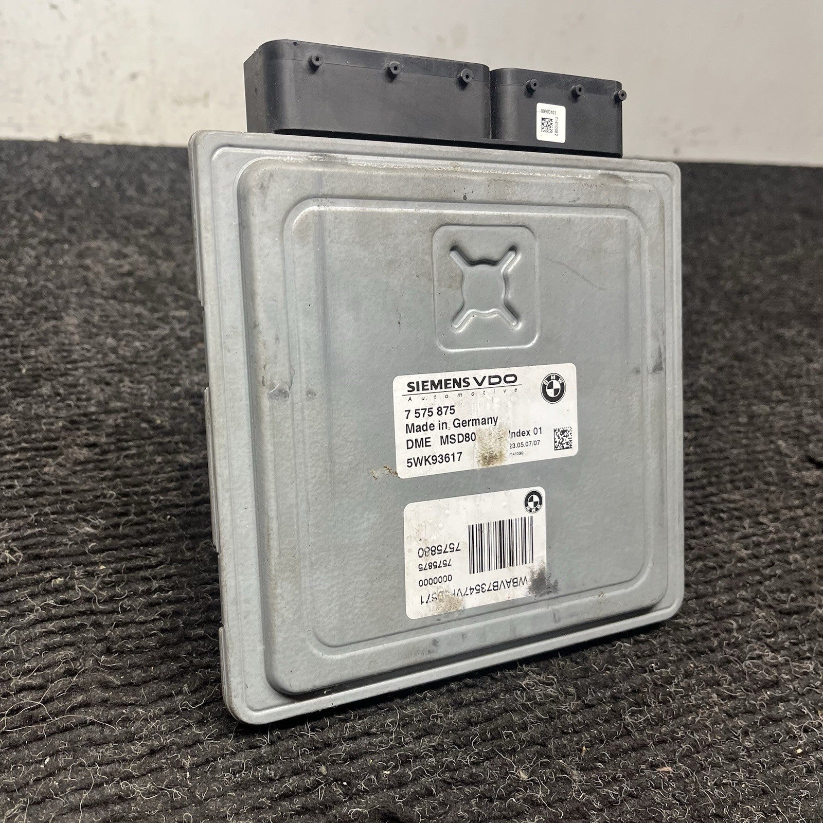 ☑️ 07-08 OEM BMW E92 DME ECU CAS Engine N54 Control Unit Computer MSD80
