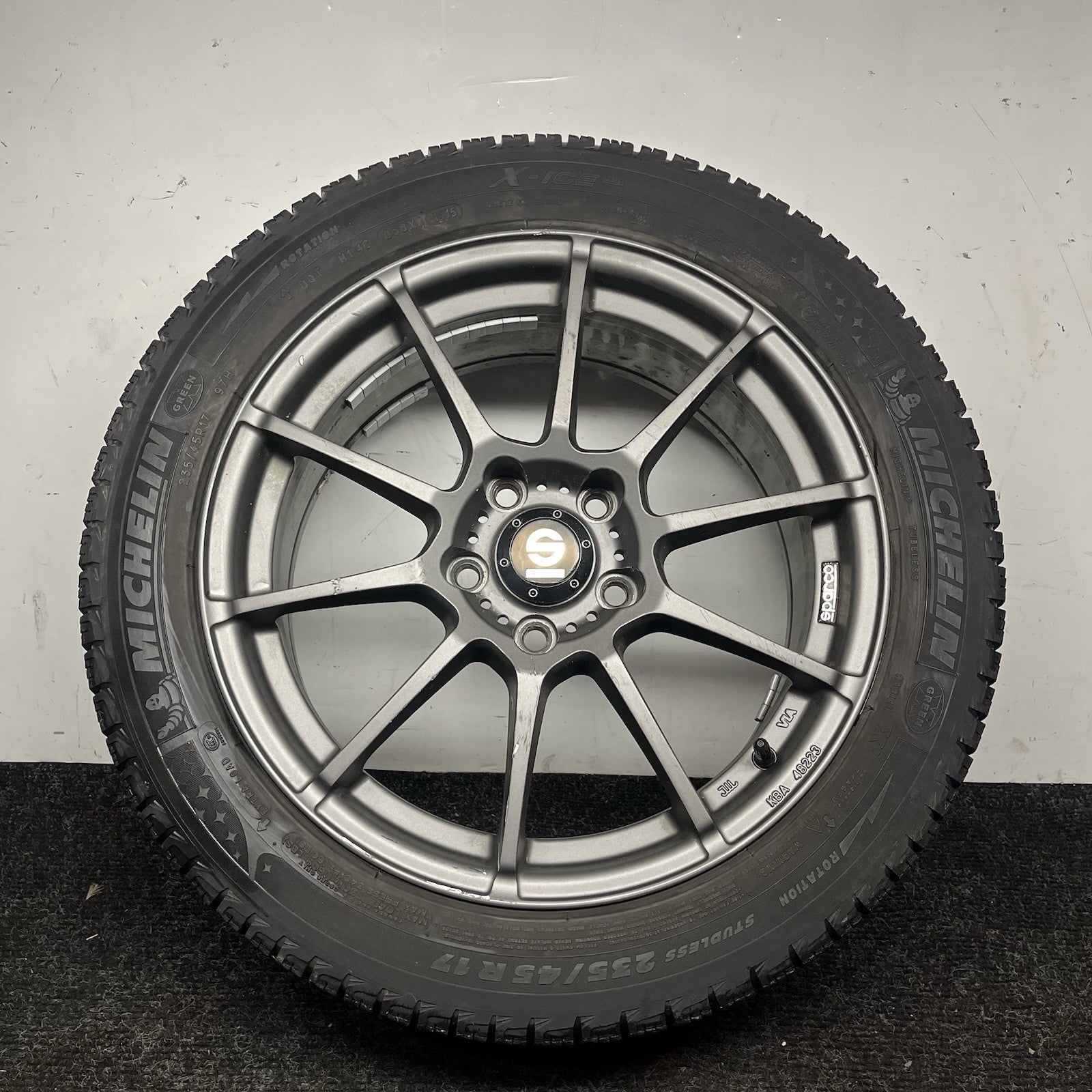 ☑️ Sparco OZ Racing Assetto Gara Wheel 17x7.5  ET45 5x100 Alloy Rim Gray