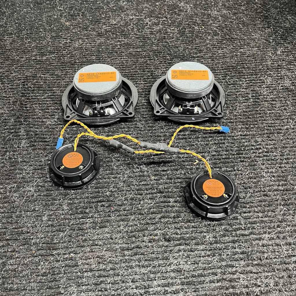 ☑️ OEM BMW E88 135 Audio Professional Sound Speakers Logic 7 L7 Harman Kardon