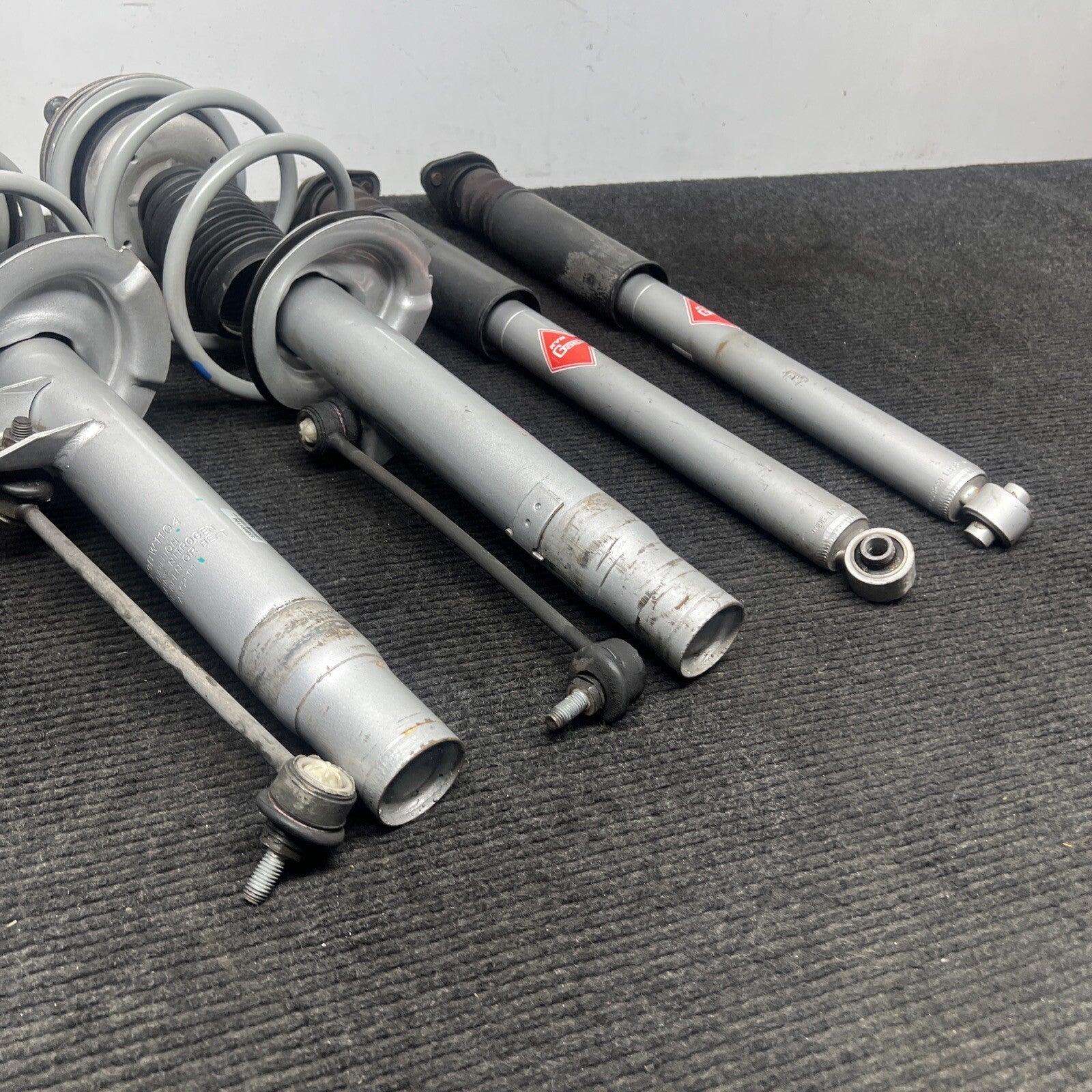 ☑️ BMW 323 328 330  2000-2006 Pair Front Monroe Quick Struts W/KYB Rear Shocks