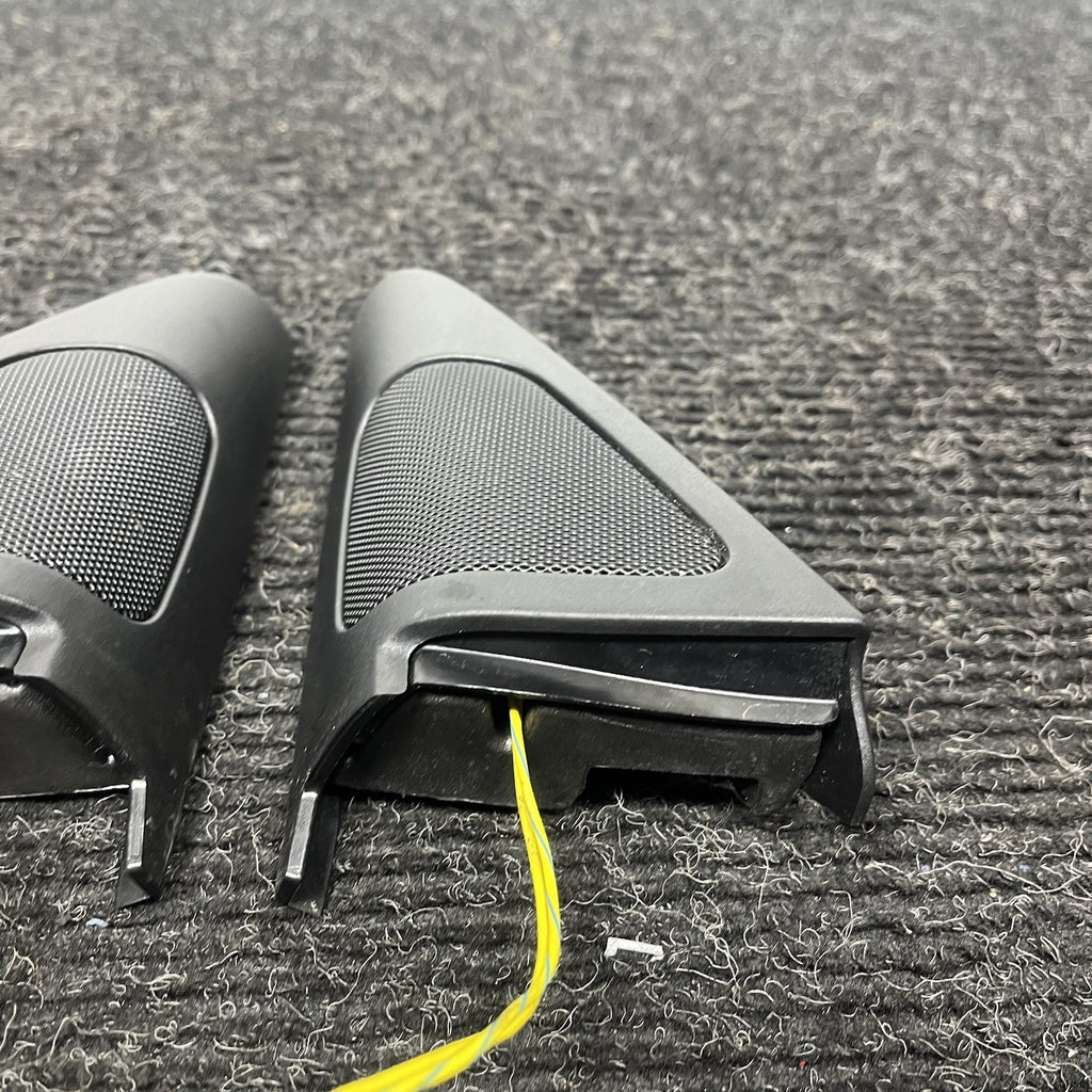☑️ 07-13 OEM BMW E92 E93 335 M3 Front Left Right Door Tweeter Speaker Cover SET