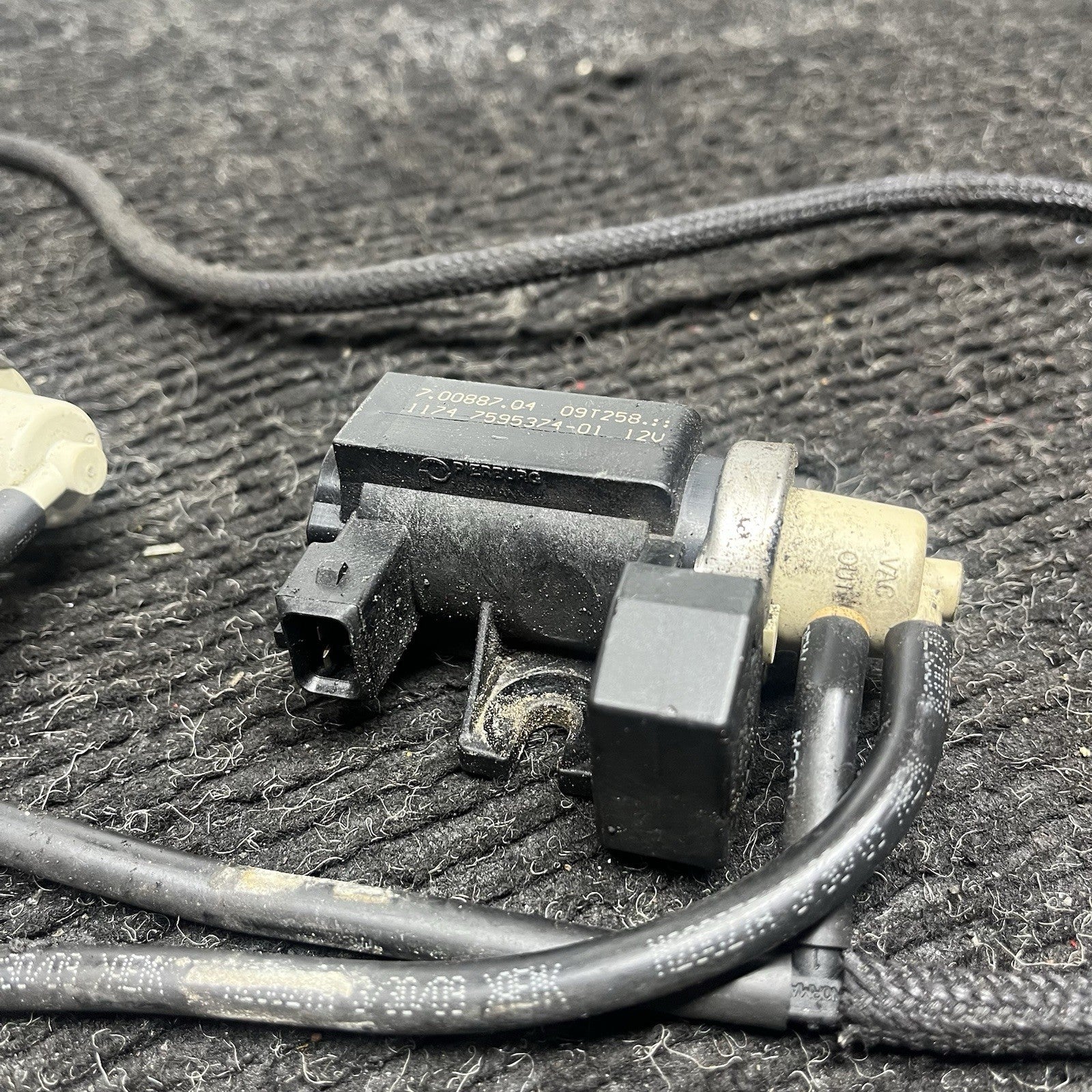 ☑️ 06-13 OEM BMW E90 E92 N54 Turbo Charger Air Pressure Boost Solenoid Valve SET