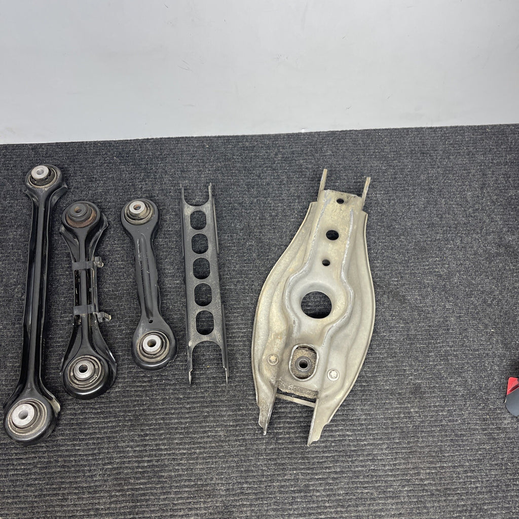 ☑️ OEM BMW E82 E90 E92 Rear Left Lower Upper Suspension Control Arm Wishbone SET