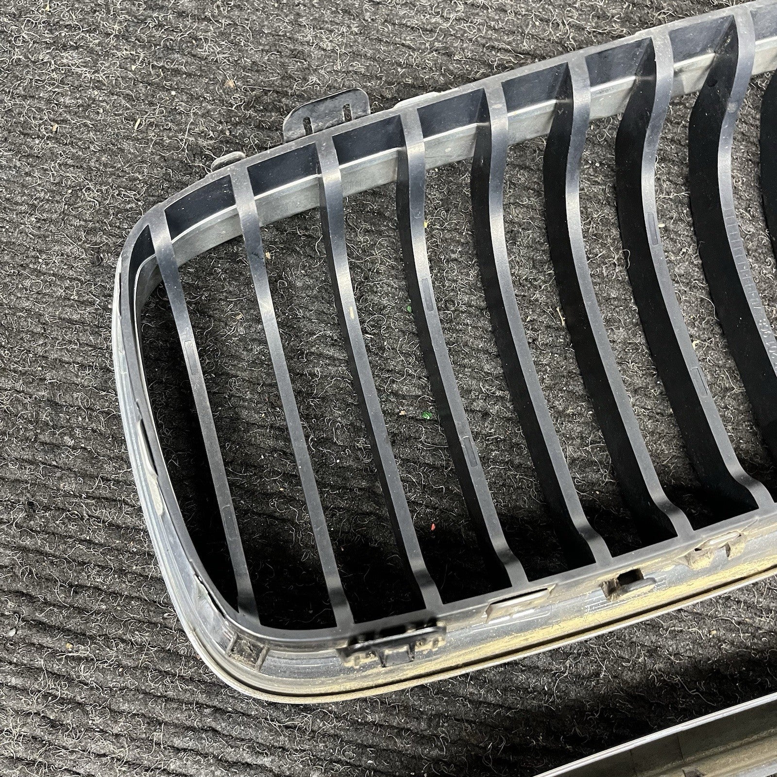 ☑️ BMW 3 Series E90 E91 Front Bumper Grill Pair Kidney 7201967 7201968 GENUINE