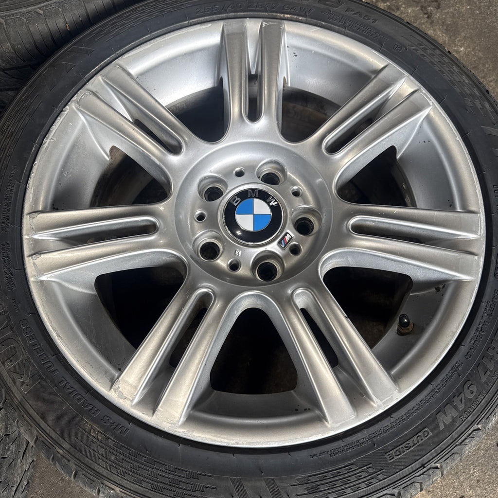 ☑️ BMW 3 Series E90 E91 E92 E93 Complete Set 4x Wheel Rim 17" M Double Spoke 194