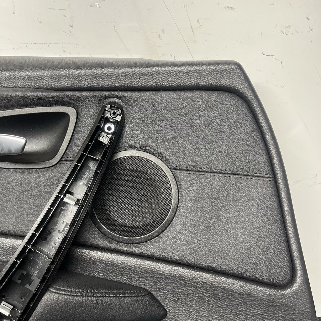 ☑️ 08-13 BMW E88 E82 135i 128i Front Driver Door Card Panel Vinyl Black