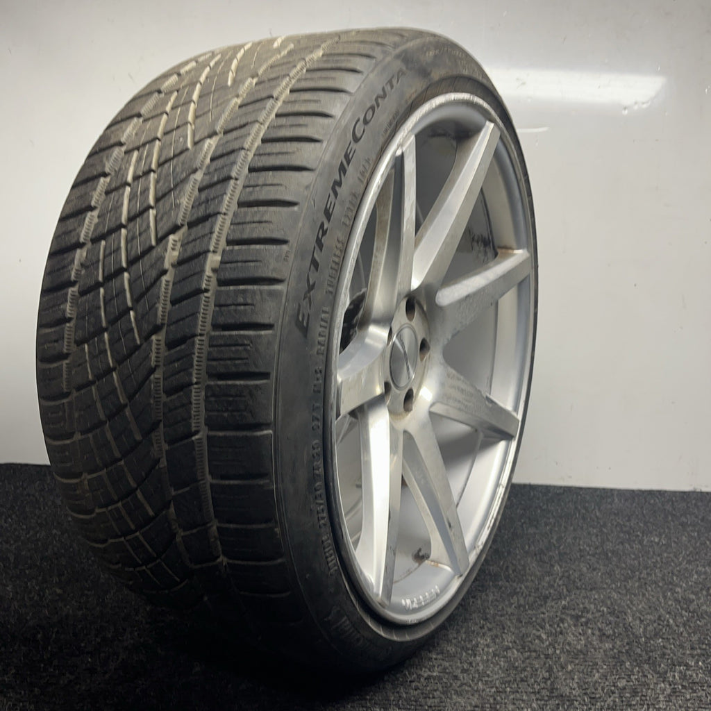 ☑️ ONE Vossen CV3 Silver Wheel W/TIRE & Cap 20x10.5 et30 5x112