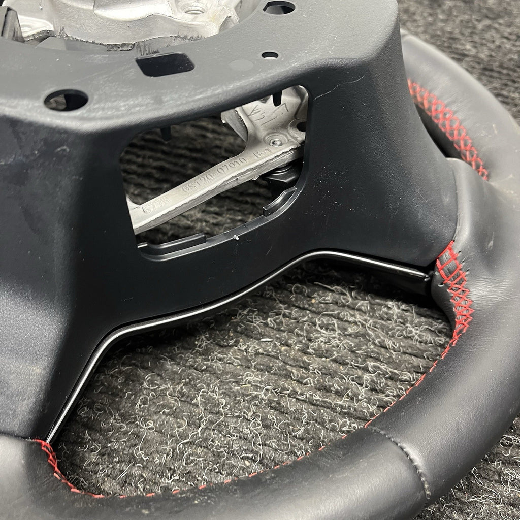 ☑️ 22-24 SUBARU BRZ STEERING WHEEL LEATHER BLACK OEM MANUAL GS131-16410