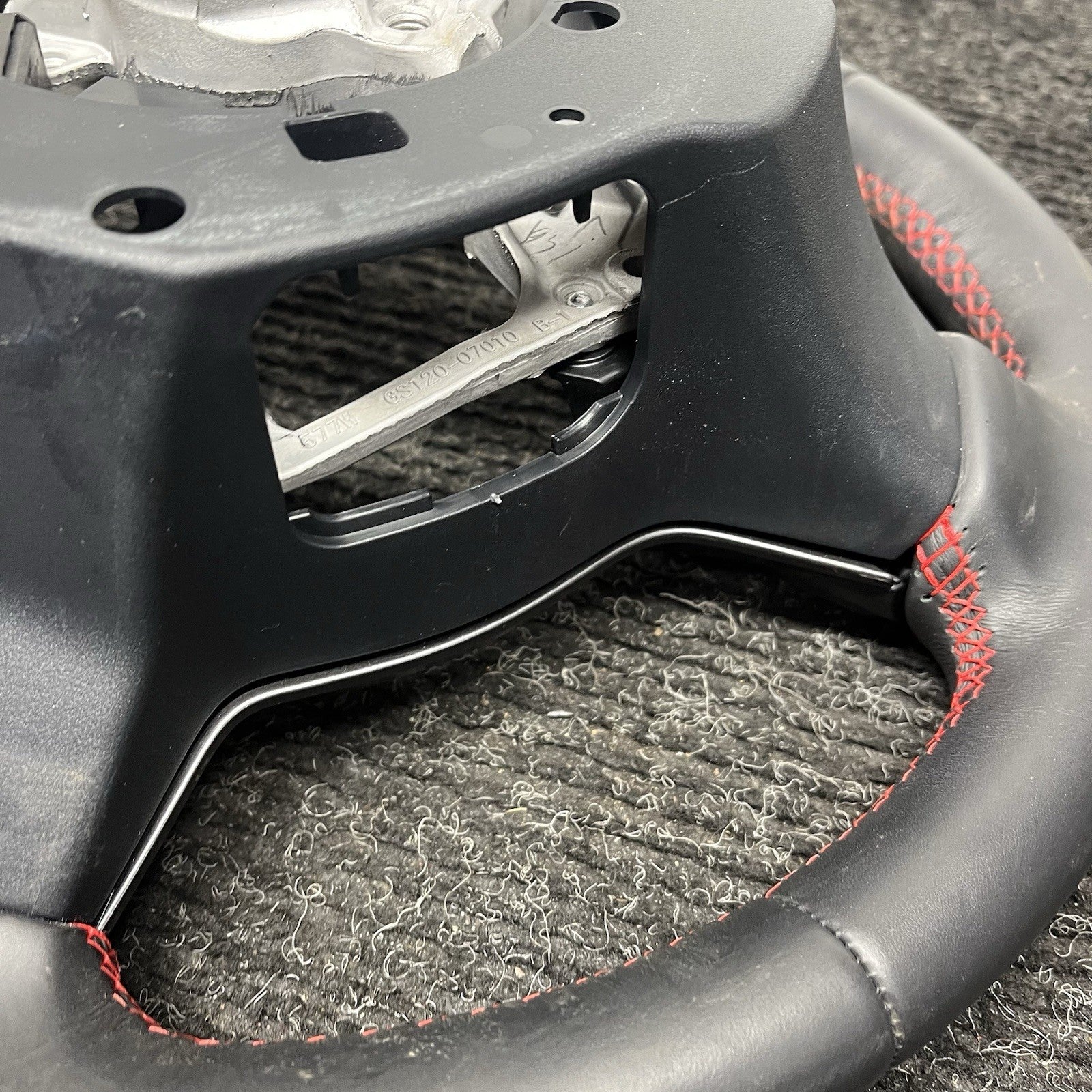 ☑️ 22-24 SUBARU BRZ STEERING WHEEL LEATHER BLACK OEM MANUAL GS131-16410