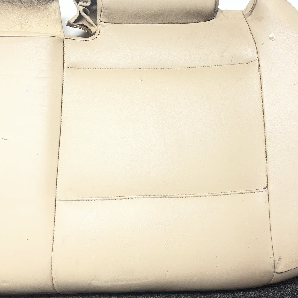 ☑️ 00-06 BMW E46 3-Series Coupe Rear Seat Bottom Bench Folding Beige Leather OEM