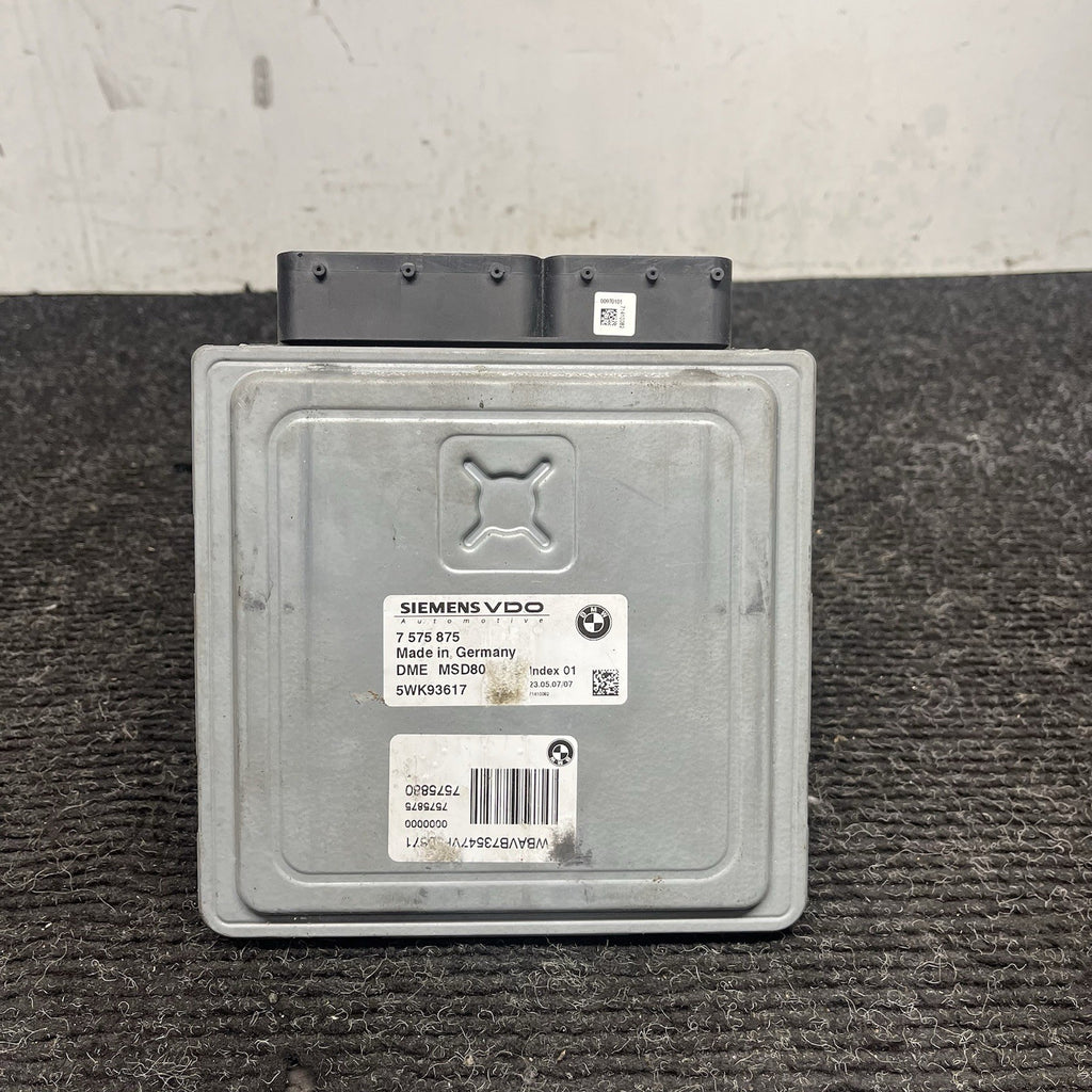 ☑️ 07-08 OEM BMW E92 DME ECU CAS Engine N54 Control Unit Computer MSD80