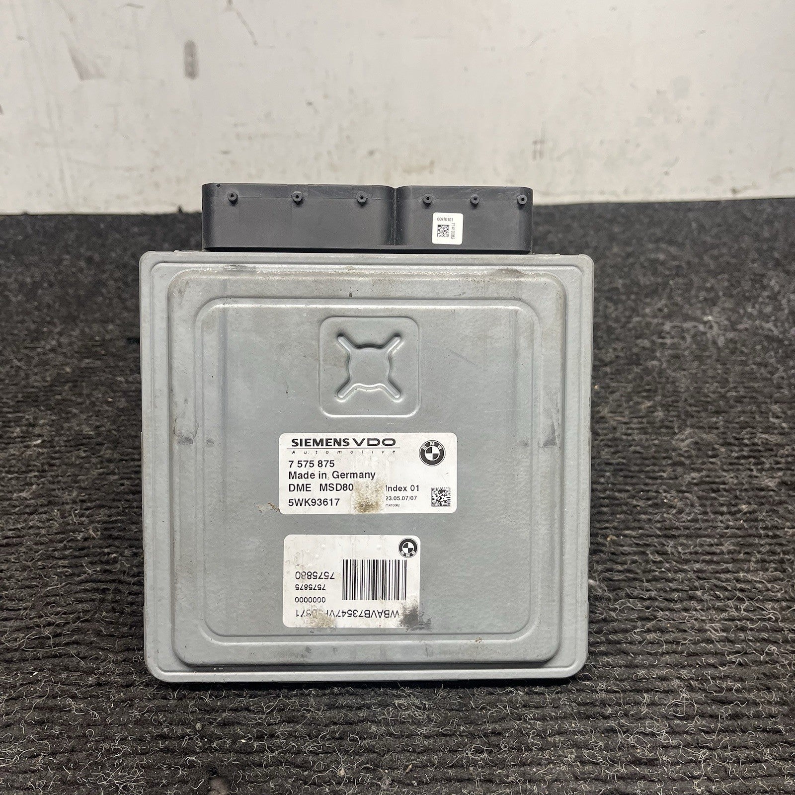 ☑️ 07-08 OEM BMW E92 DME ECU CAS Engine N54 Control Unit Computer MSD80