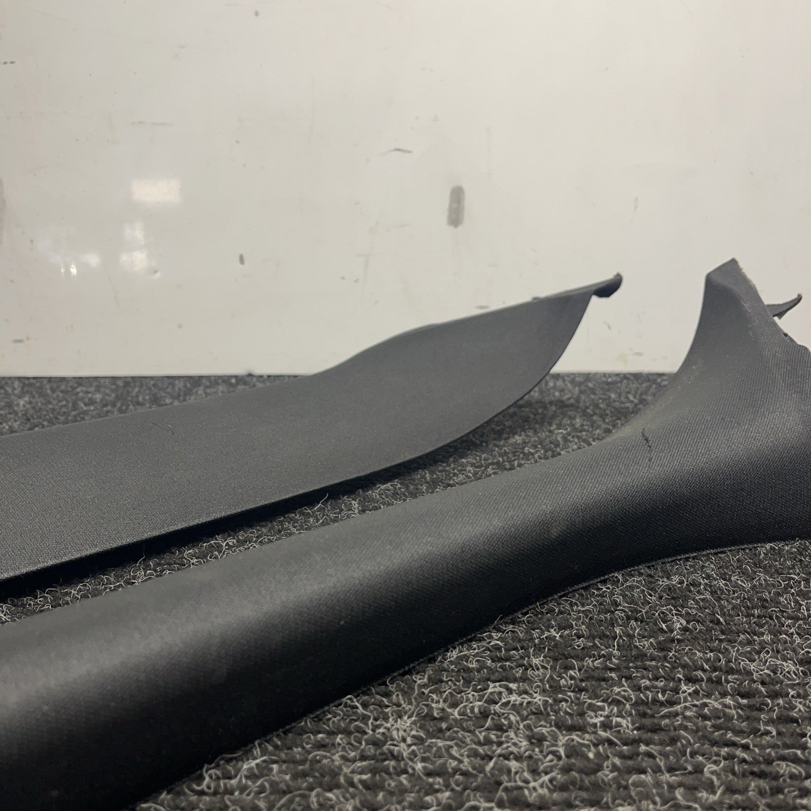 ☑️ BMW OEM X5 E70 07-13 FRONT LEFT & RIGHT SIDE SET A PILLAR TRIM COVER BLACK