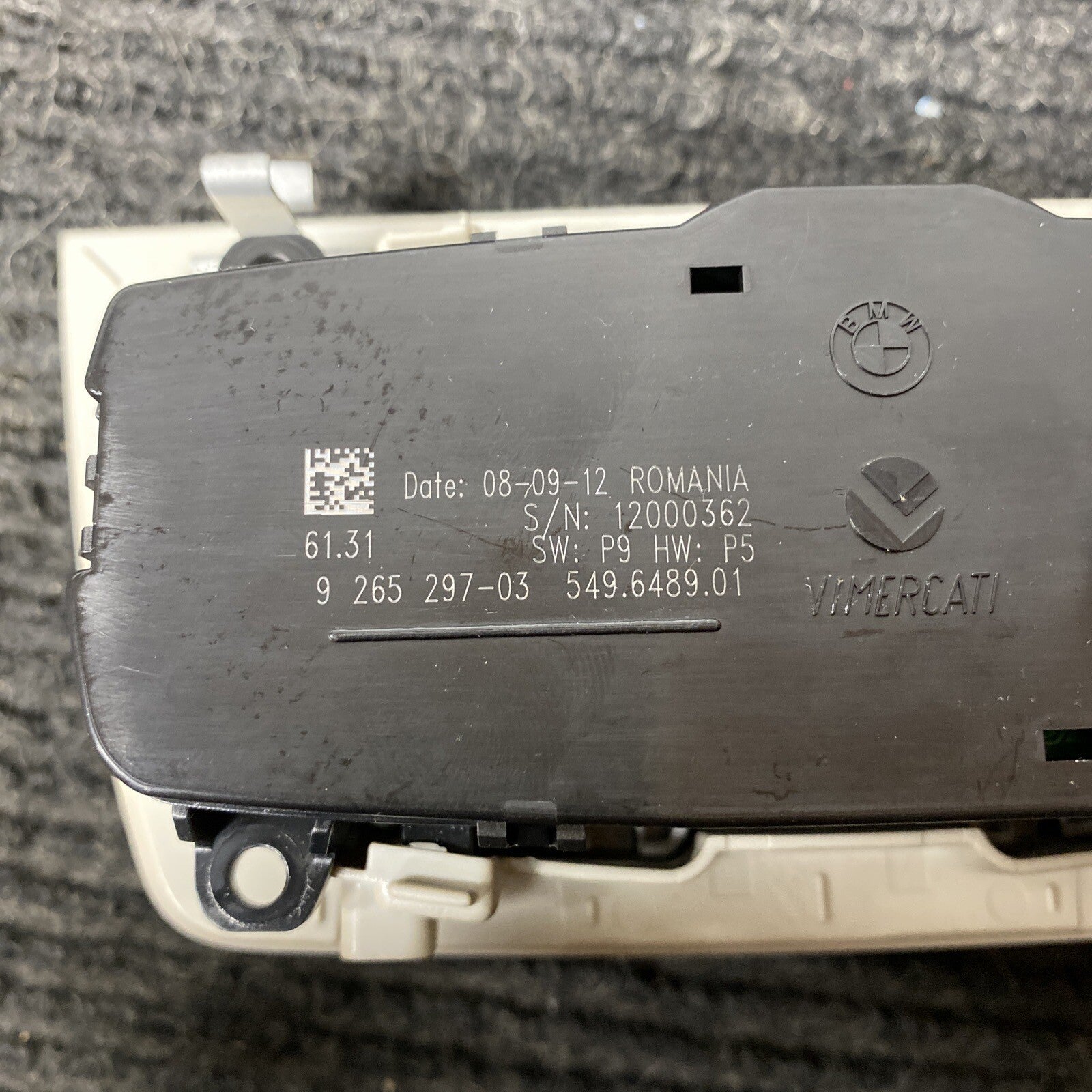 ☑️ 12-18 BMW F30 F31 F34 HEADLIGHT FOG LIGHT LAMP DIMMER SWITCH 9265297 OEM