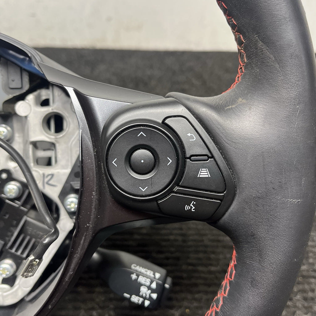 ☑️ 22-24 SUBARU BRZ STEERING WHEEL LEATHER BLACK OEM MANUAL GS131-16410