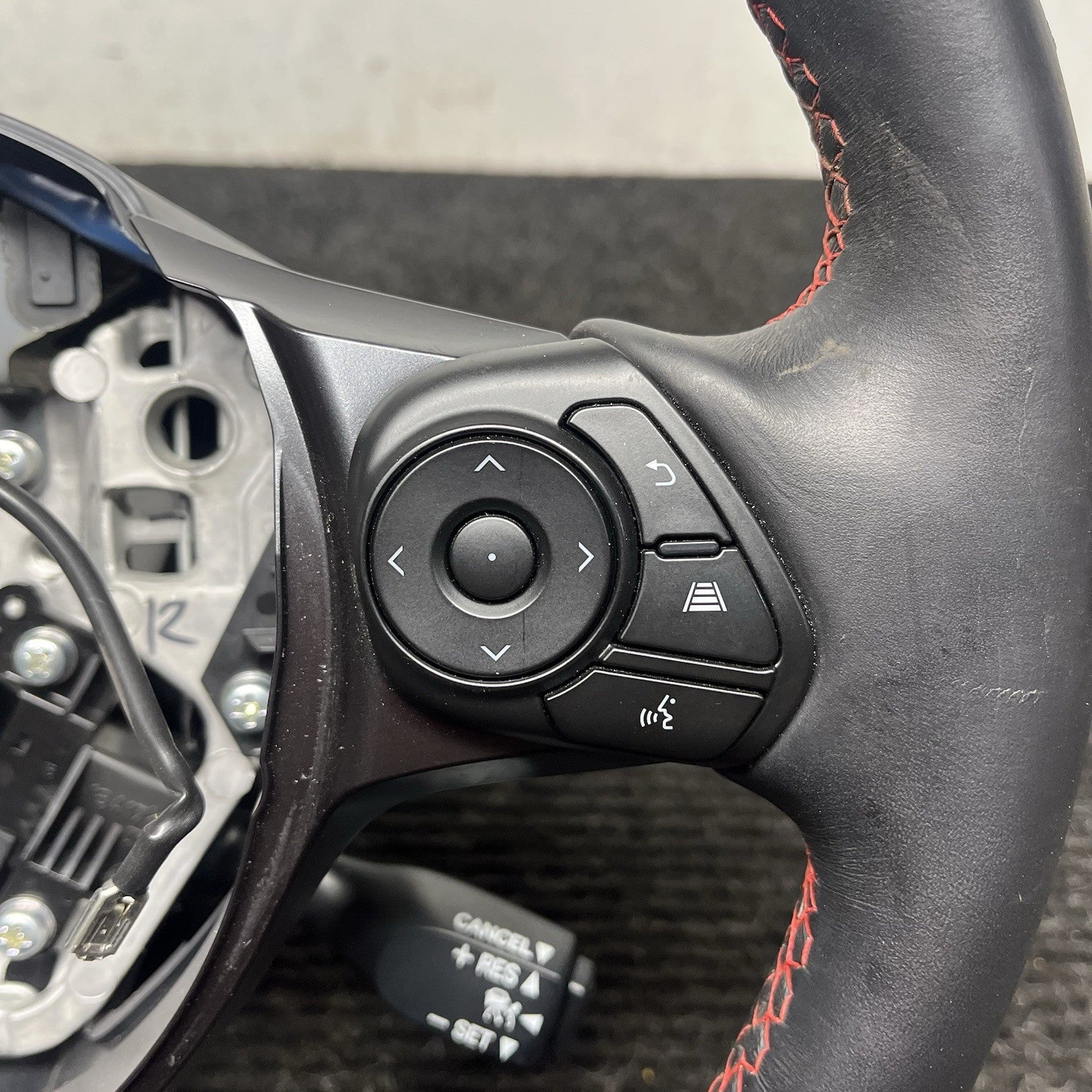 ☑️ 22-24 SUBARU BRZ STEERING WHEEL LEATHER BLACK OEM MANUAL GS131-16410