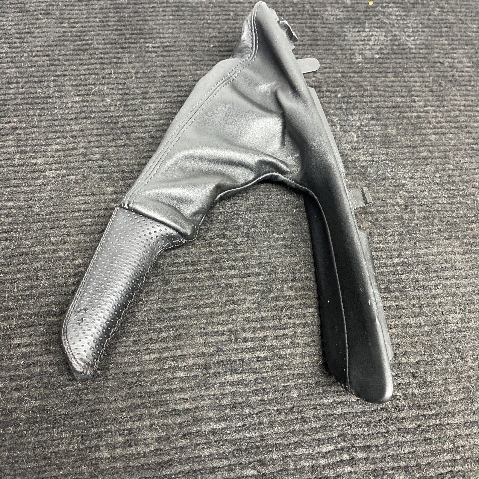 ☑️ 08-13 OEM BMW E82 E88 135 128 Boot Hand Brake Ebrake Handle Leather Black