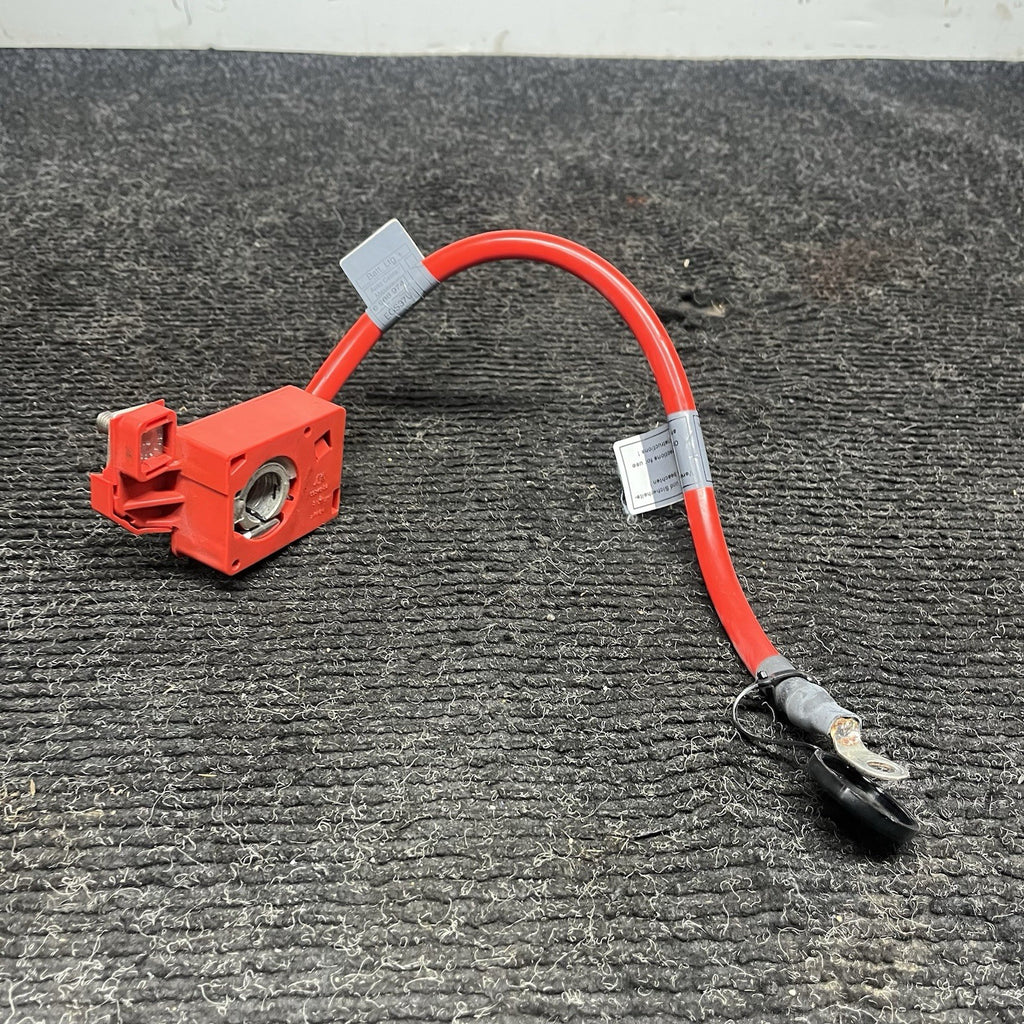 ☑️ 06-13 OEM BMW E82 E90 E92 E88 Battery Plus Pole Terminal Positive Red Cable