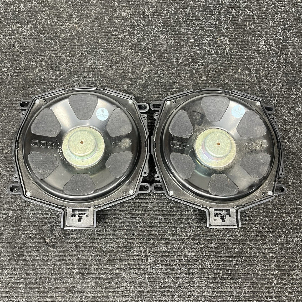 ☑️ 2011-2014 BMW X3 X5 Floor Speaker Subwoofer Pair 65139218695 OEM
