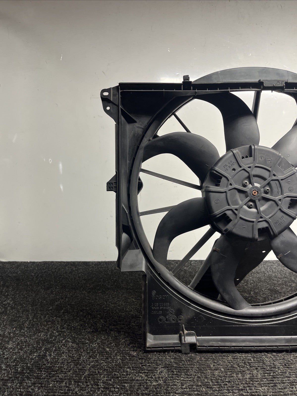 ☑️ 07-13 OEM BMW E88 E90 E92 N54 N55 Engine Radiator Cooling Auxiliary Fan 600W