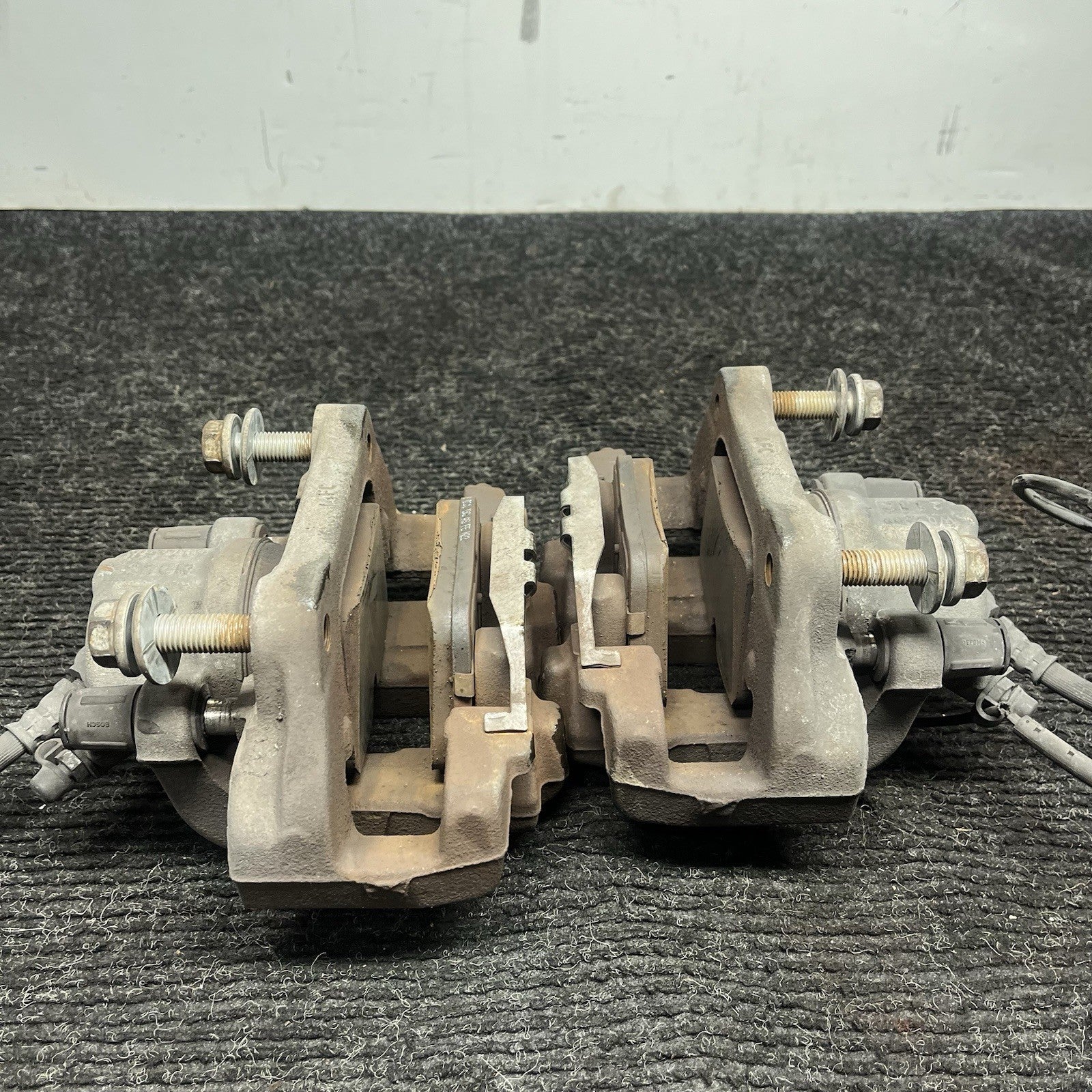 ☑️ 12-16 BMW 328I F30 RWD FRONT LEFT & RIGHT SIDE ABS BRAKE CALIPER SET OF 2 OEM