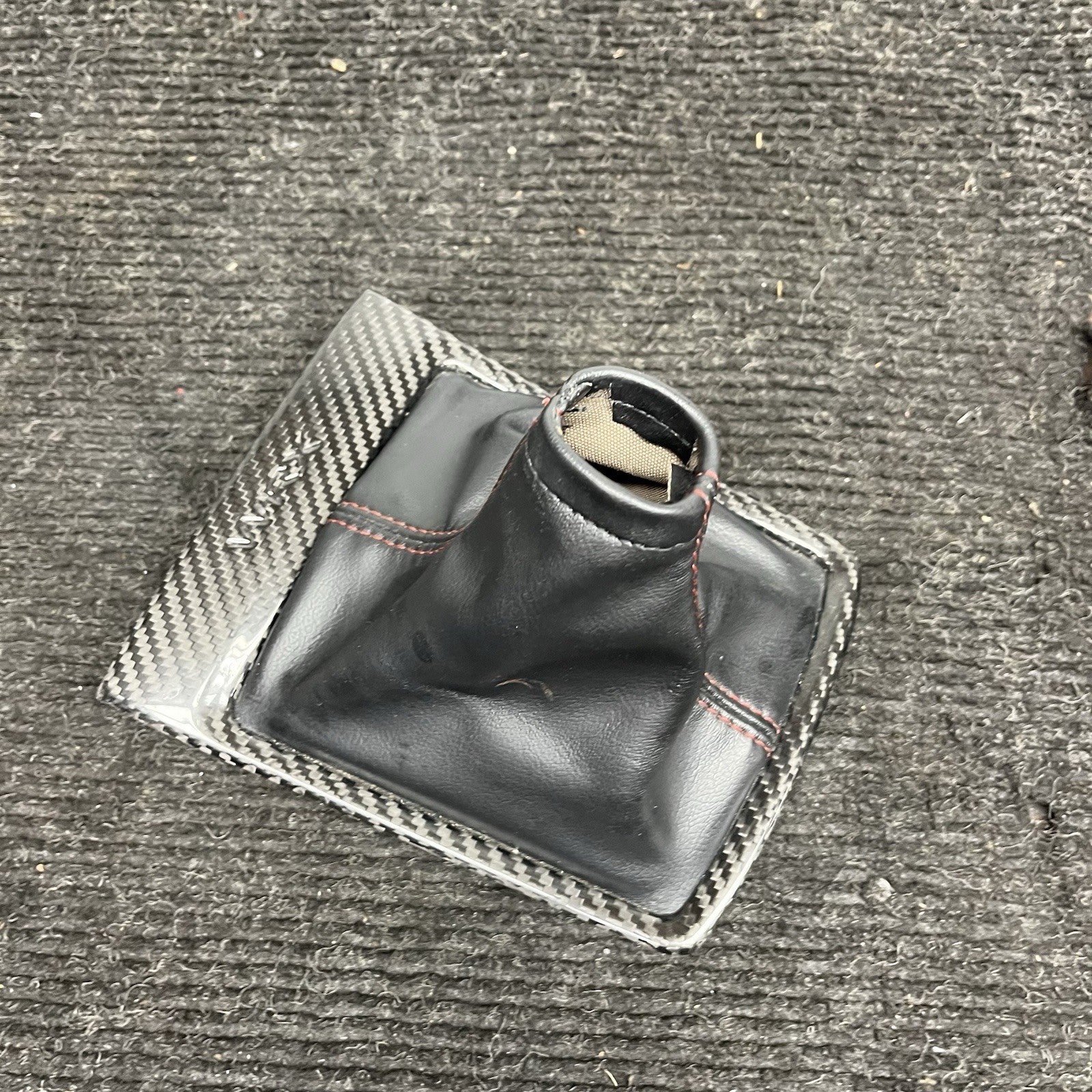 ☑️ OLM Dry Carbon Fiber MT Shifter Trim Cover - 2015 WRX MT