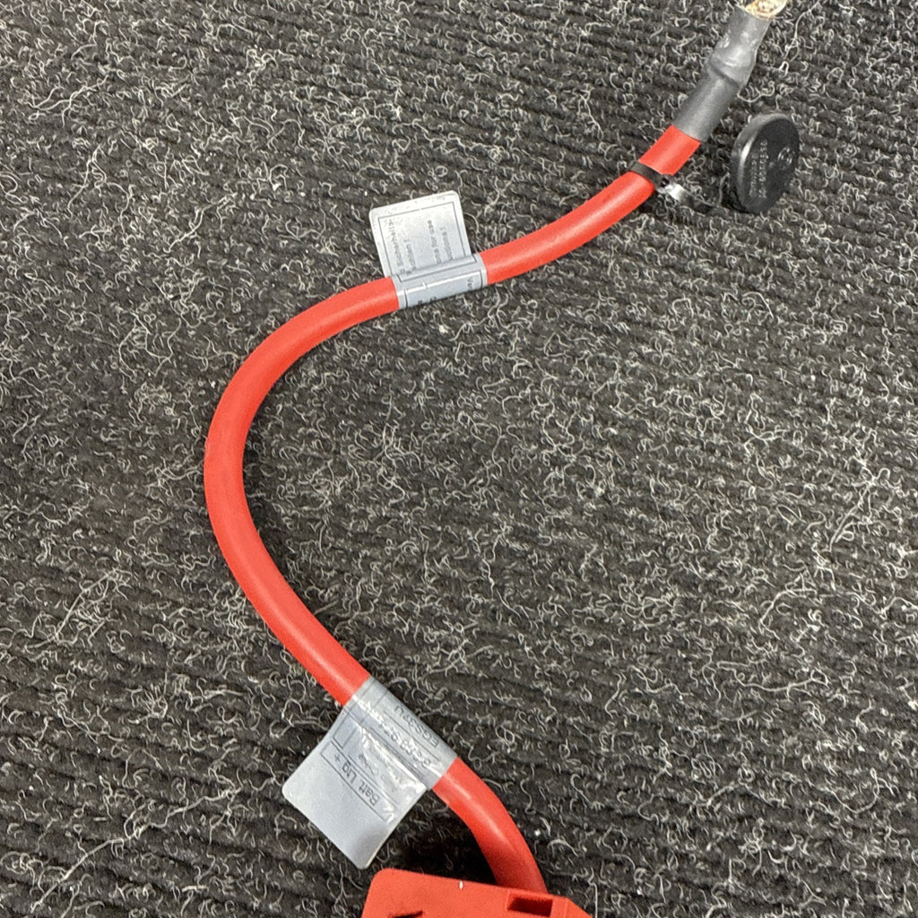 ☑️06-13 OEM BMW E82 E90 E92 M3 335 Battery Plus Pole Terminal Positive Red Cable