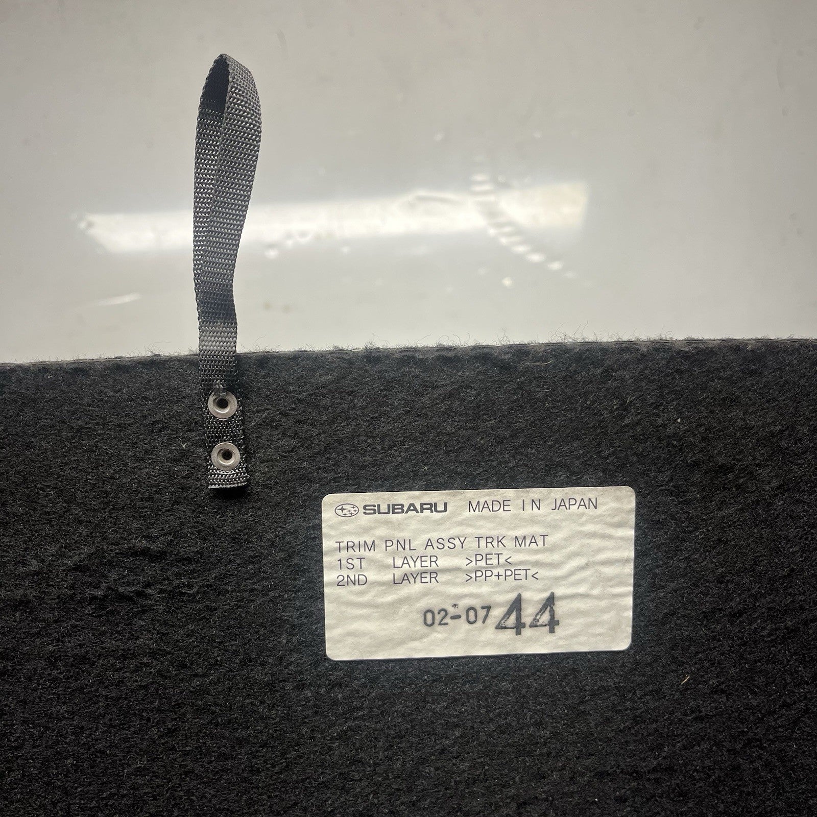 ☑️ 2008-2014 Subaru WRX STI SEDAN Rear All Weather Mat Assembly OEM 08-14