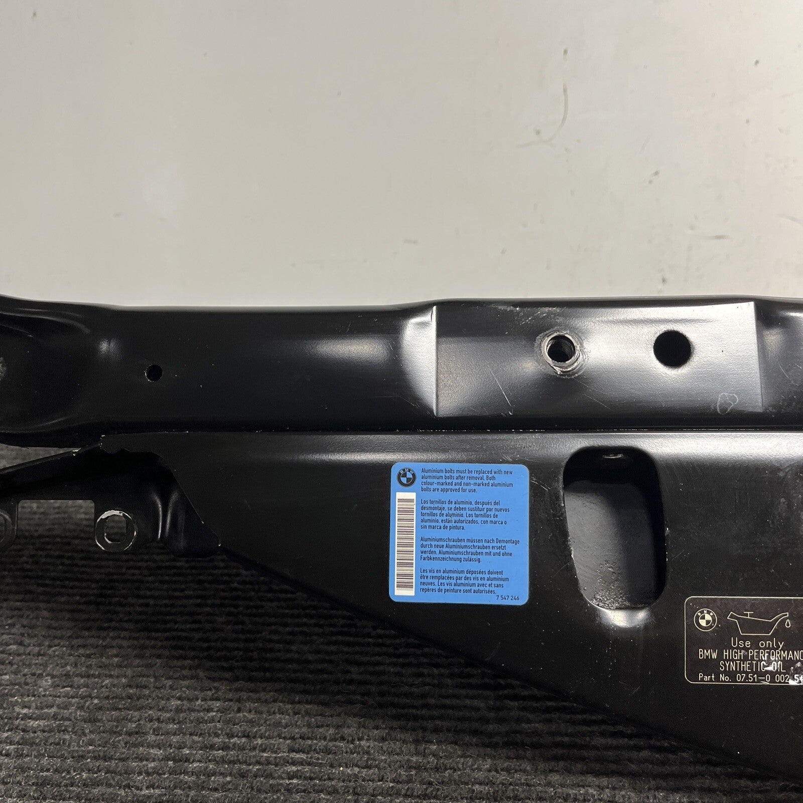 ☑️ 10-17 OEM BMW F07 GT F01 F02 Front Bumper Upper Radiator Core Support Tie Bar