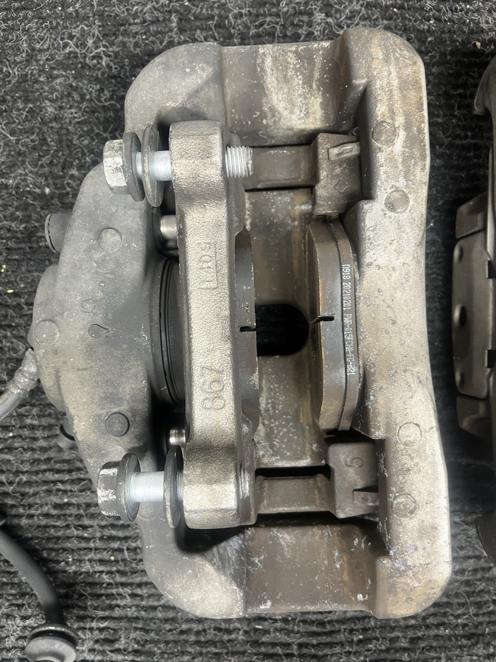 ☑️ 06-11 E90 E91 E92 E93 E84 335 Z4 BMW 335i Front Brake Caliper Set OEM