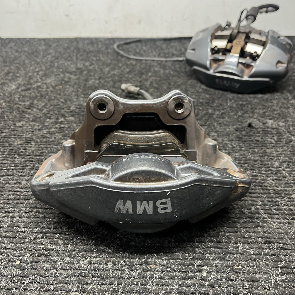 ☑️BMW E82 E88 135i FRONT REAR BRAKE CALIPERS SET FOUR BREMBO GREY GRAY 08-13 OEM