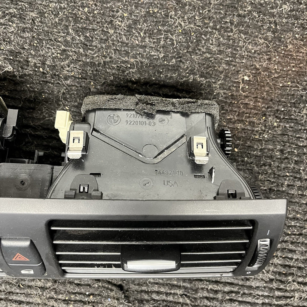☑️ 07-14 BMW X5 E71 X6 E70 Dash Center Hvac AC Heater Vent Duct Hazard Lock OEM