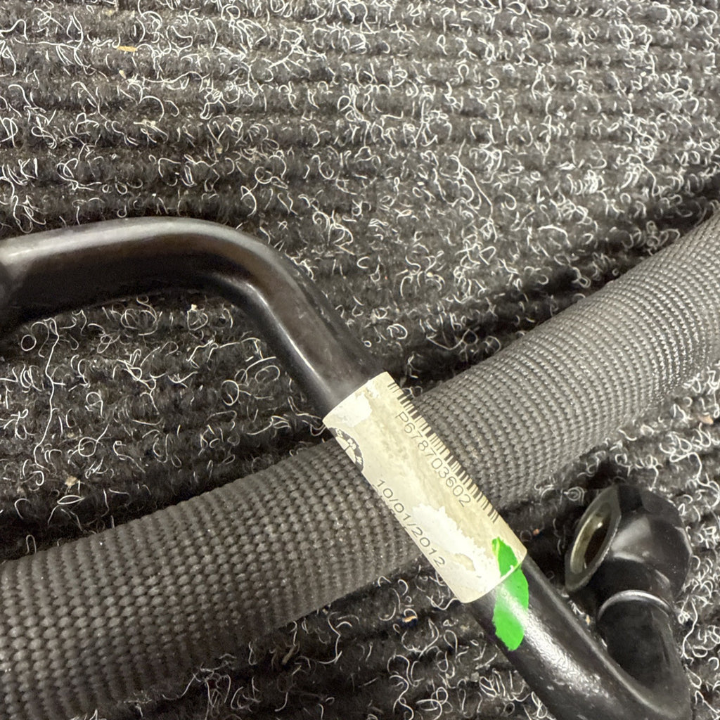☑️ 09-13 BMW E70 X5 Power Steering High Pressure Hose Pipe Unit 6787036 OEM