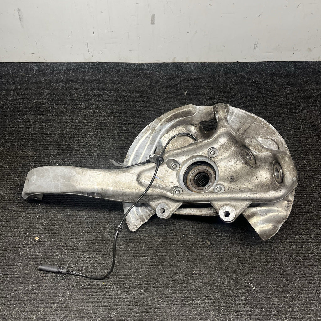 ☑️ 07-19 BMW F15 X5 X6 AWD Front Left Side Spindle Knuckle Hub 6773783 OEM