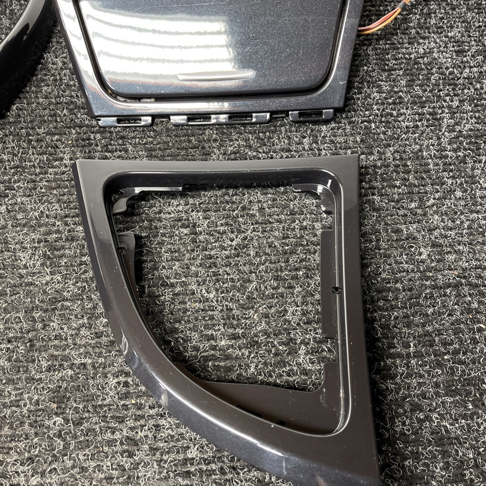 ☑️ 08-13 OEM BMW E82 E88 135 128 Gloss Black Dash Door Interior Trim SET